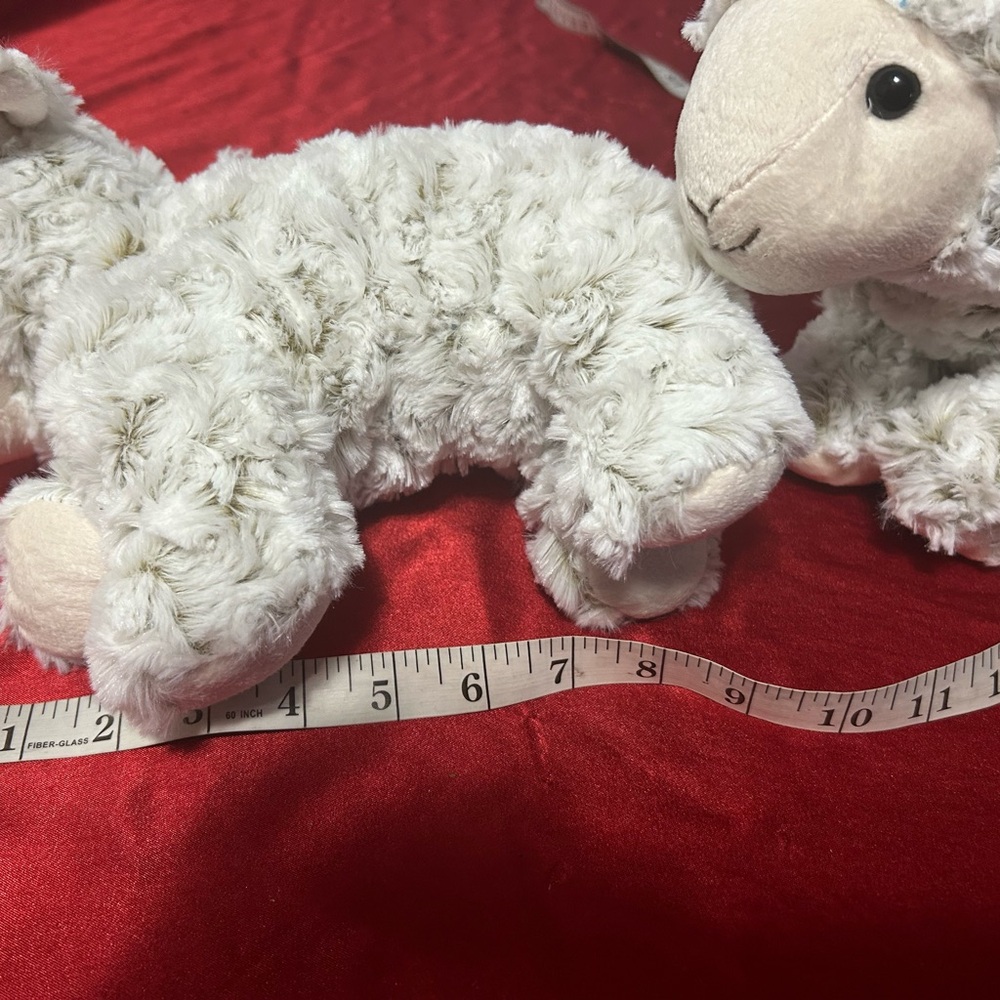 Purse Charming Cream Plush Sheep so soft! Pull tail up , it acts as zipper ❤️❤️ - Picture 4 of 7